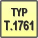 Piktogram - Typ: T.1761